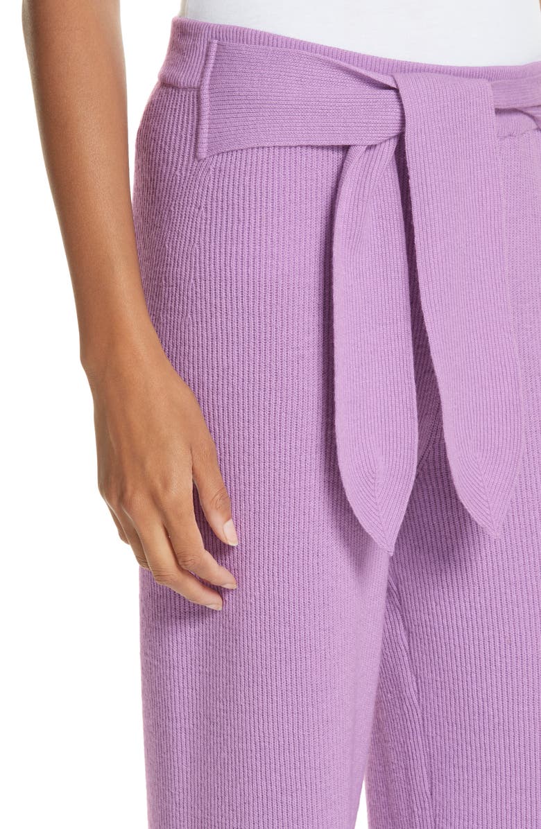 Nanushka Tigre Merino Wool & Cashmere Blend Pants, Alternate, color, 