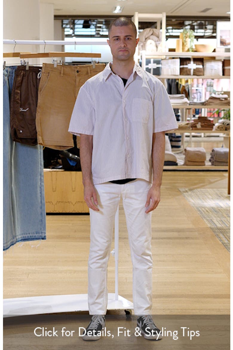 Mini Shirting Stripe Short Sleeve Cotton Poplin Shirt video