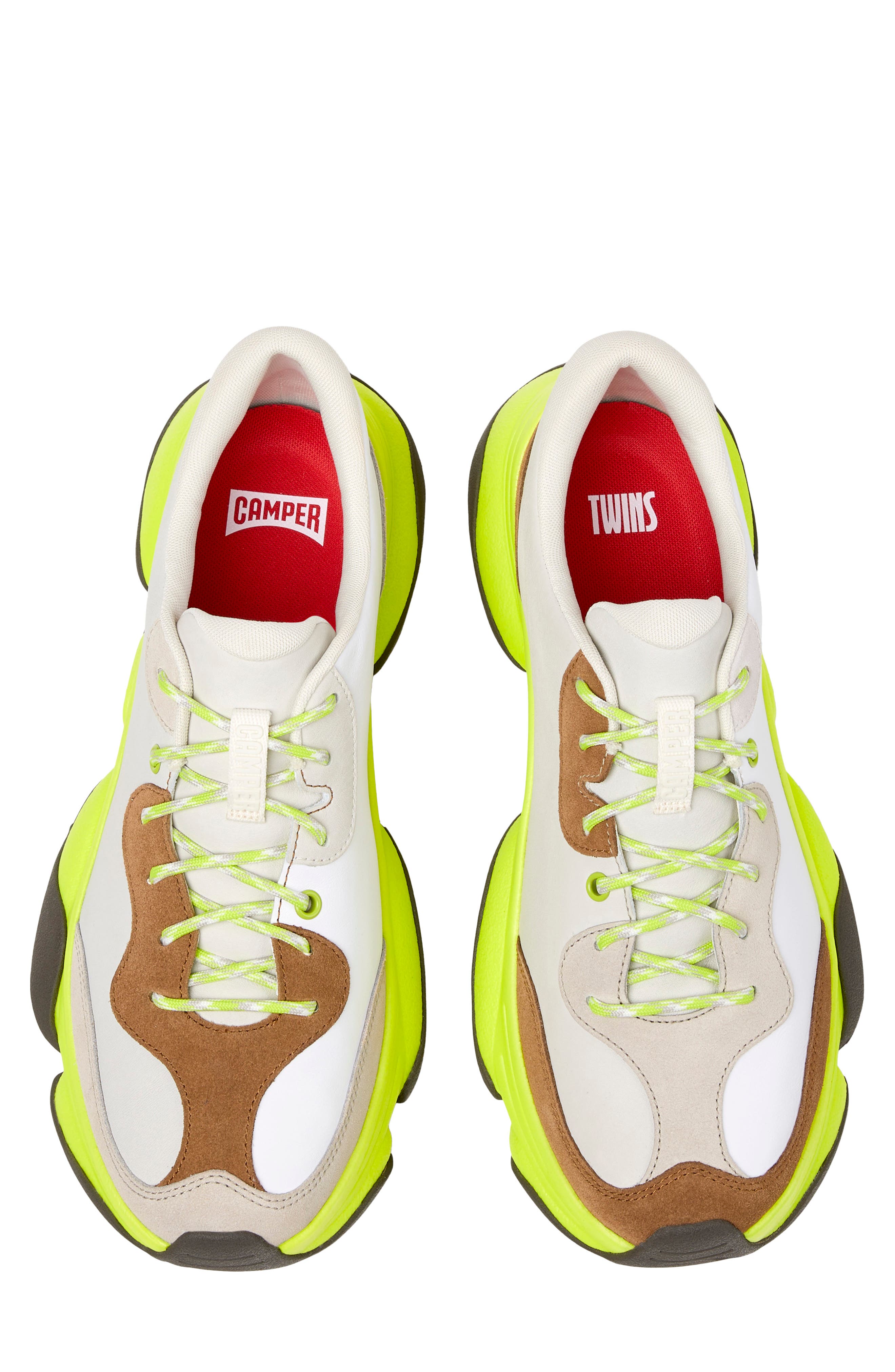 Camper TWS Leather Sneaker, Alternate, color, Beige