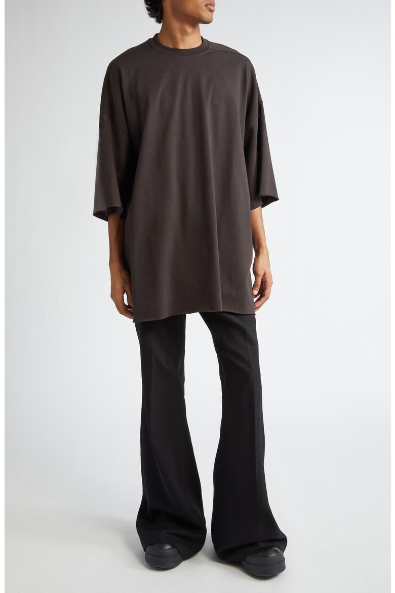 Tommy Oversize Cotton T-Shirt, Alternate, color, DARK DUST