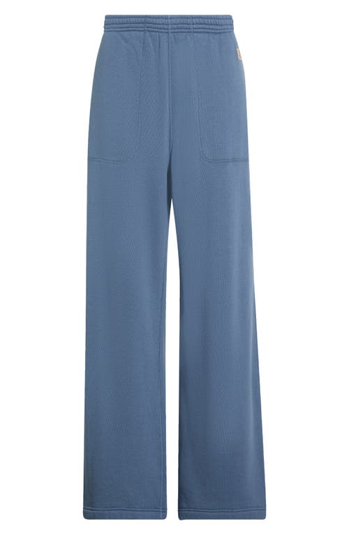 Lunya Silksweats Cotton & Silk Blend Pajama Sweatpants In Blue