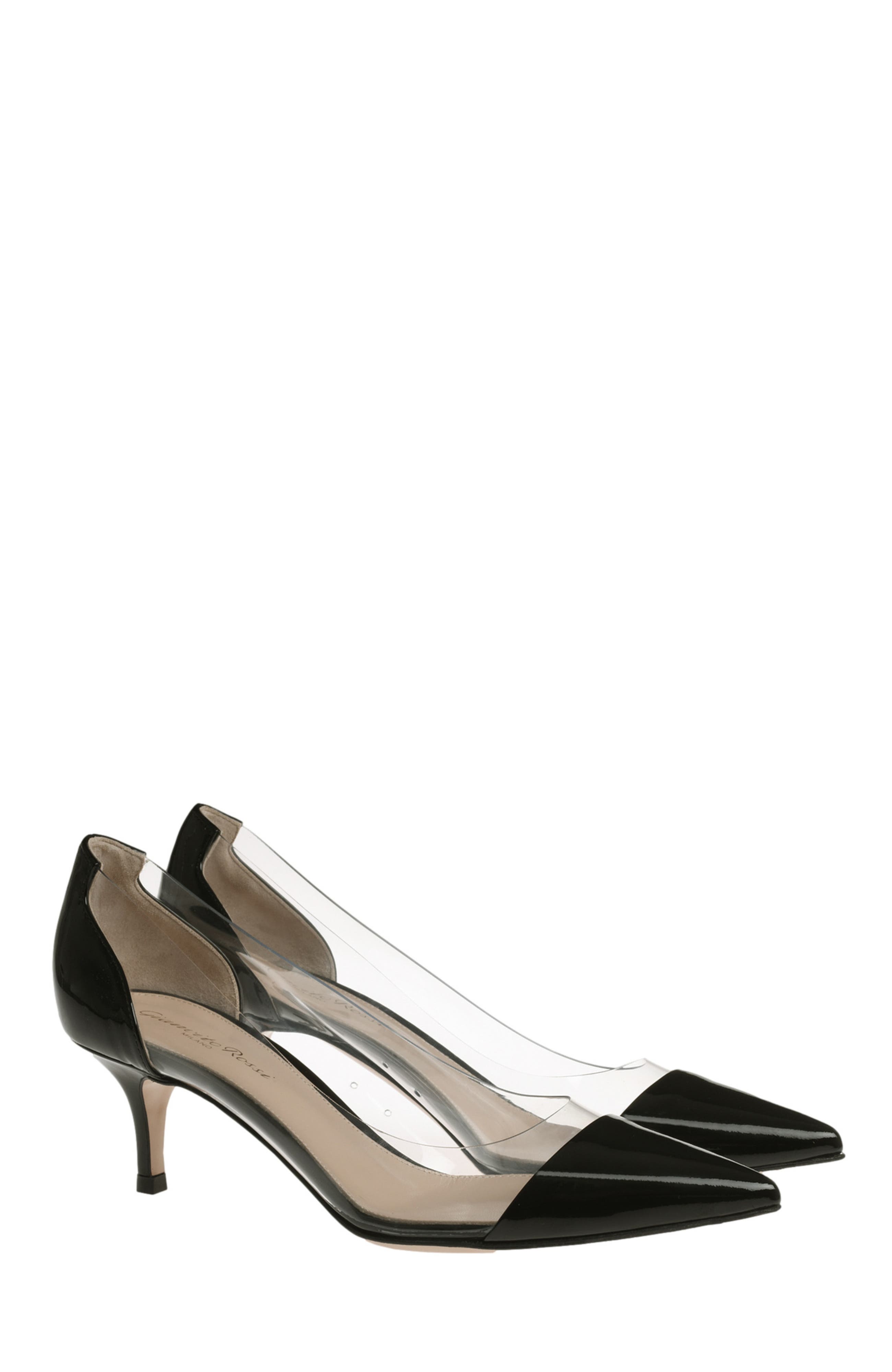 Gianvito Rossi Plexi 55 Pumps, Alternate, color, 