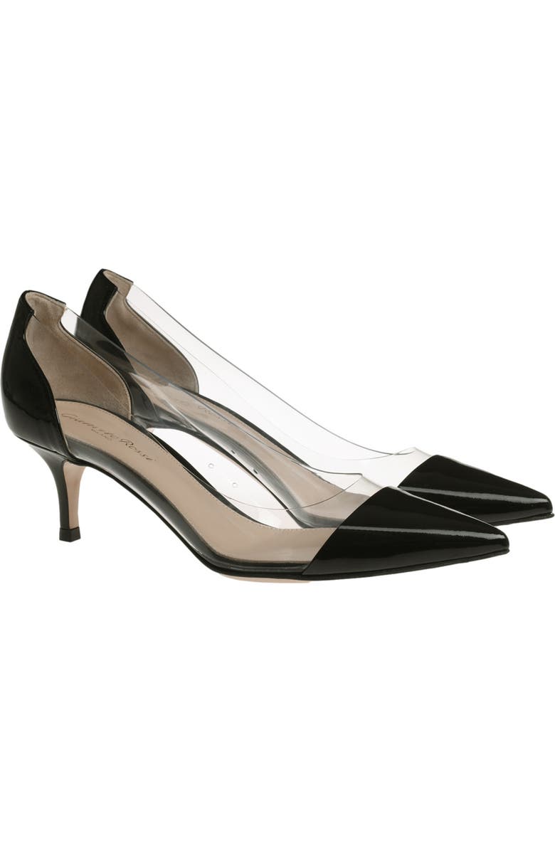Gianvito Rossi Plexi 55 Pumps, Alternate, color,