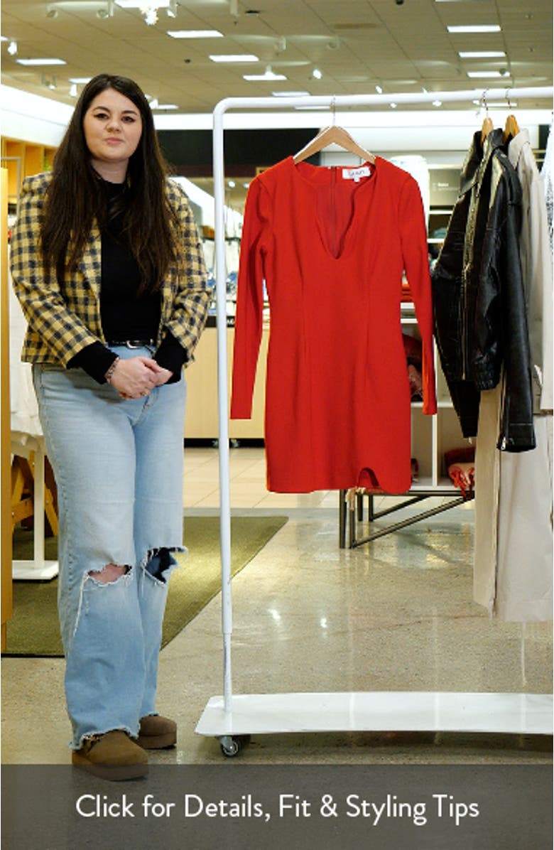 Verena Long Sleeve Minidress, sales video thumbnail