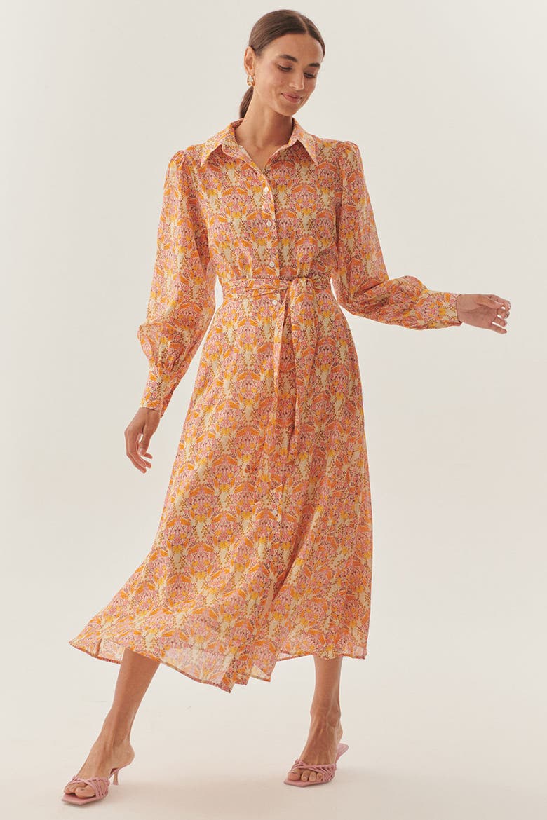 Allison Midi Dress, Alternate, color, MULTI COLOR