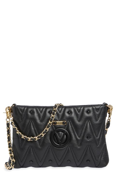 Vanille Diamond Leather Crossbody Bag