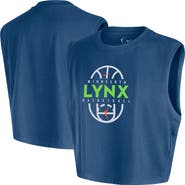 Nike Women's Nike Blue Minnesota Lynx 2026 Authentic On-Court Sleeveless Cropped T-Shirt