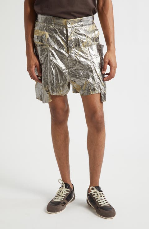 Stefan Metallic Cargo Shorts