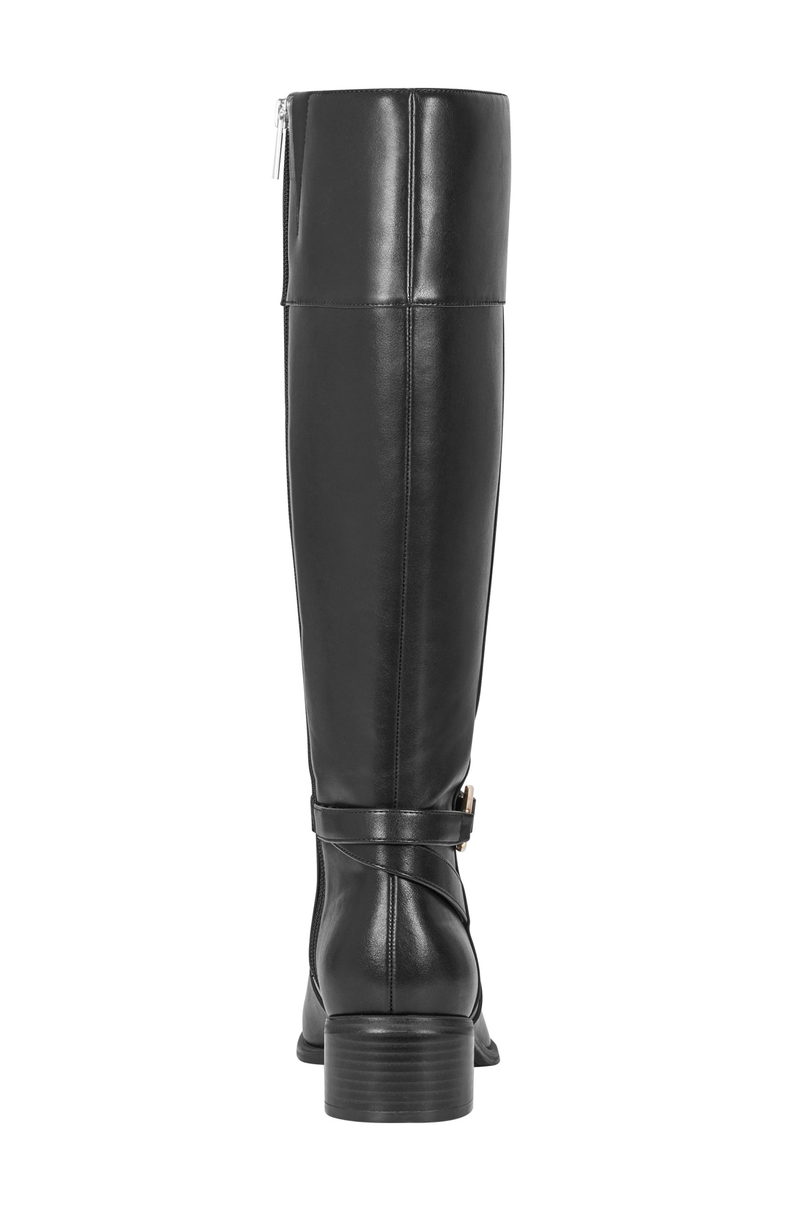 Bandolino Dennie Knee High Riding Boot, Alternate, color, Black