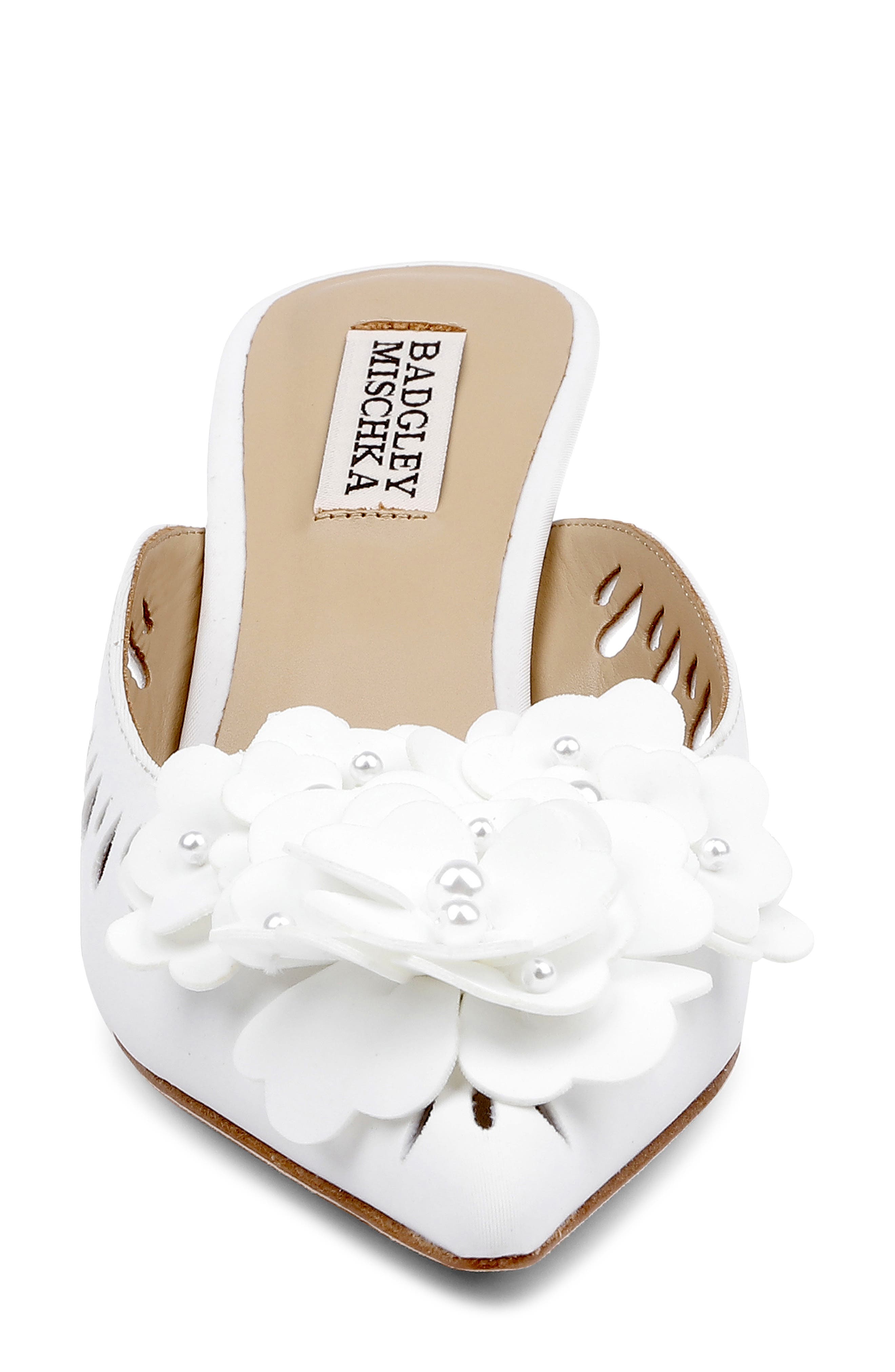BADGLEY MISCHKA Oriana Mule, Alternate, color, White