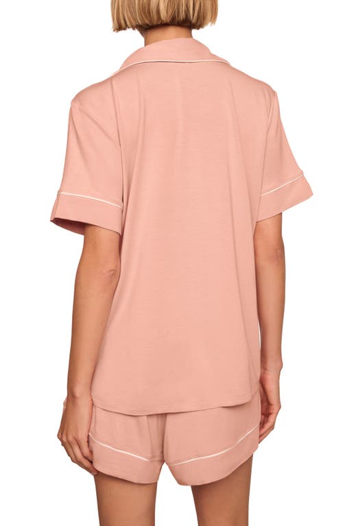 Eberjey Gisele Relaxed Short Pajamas In Pink
