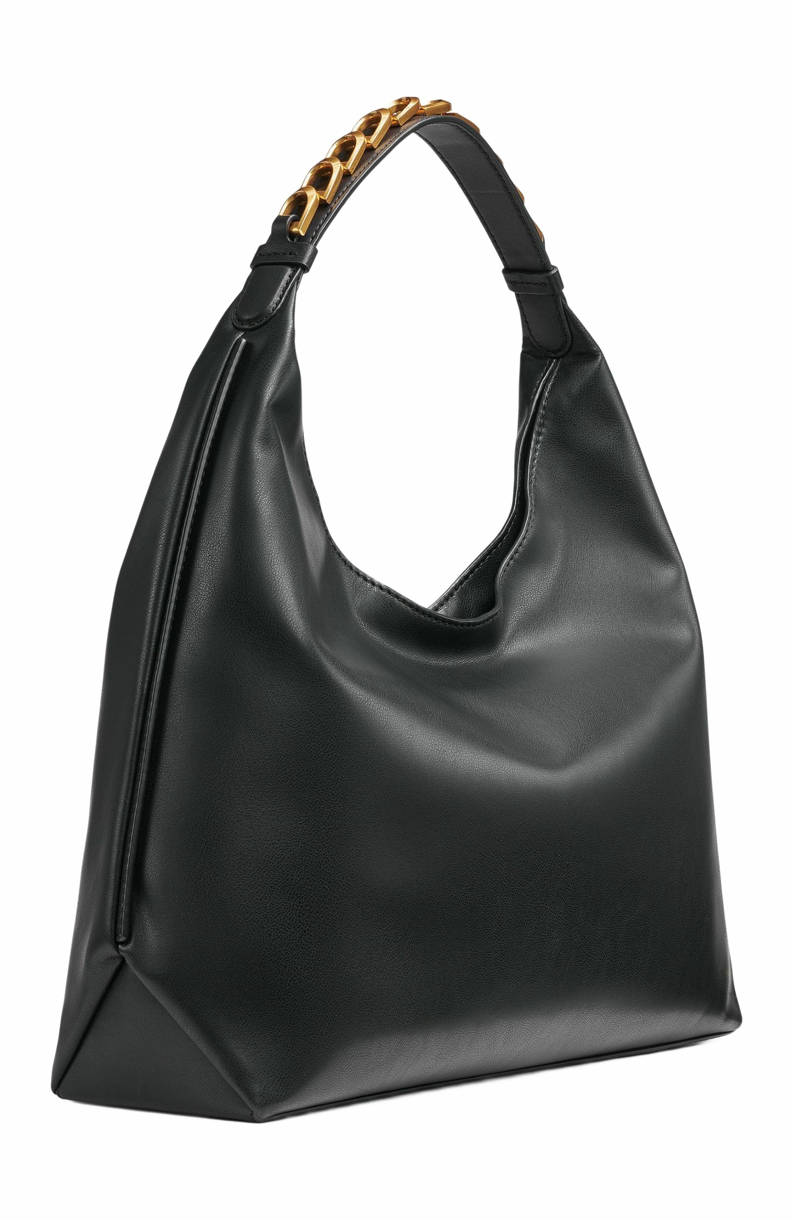 Donna Karan New York Bellmore Small Shoulder Bag, Alternate, color, Black/Gold