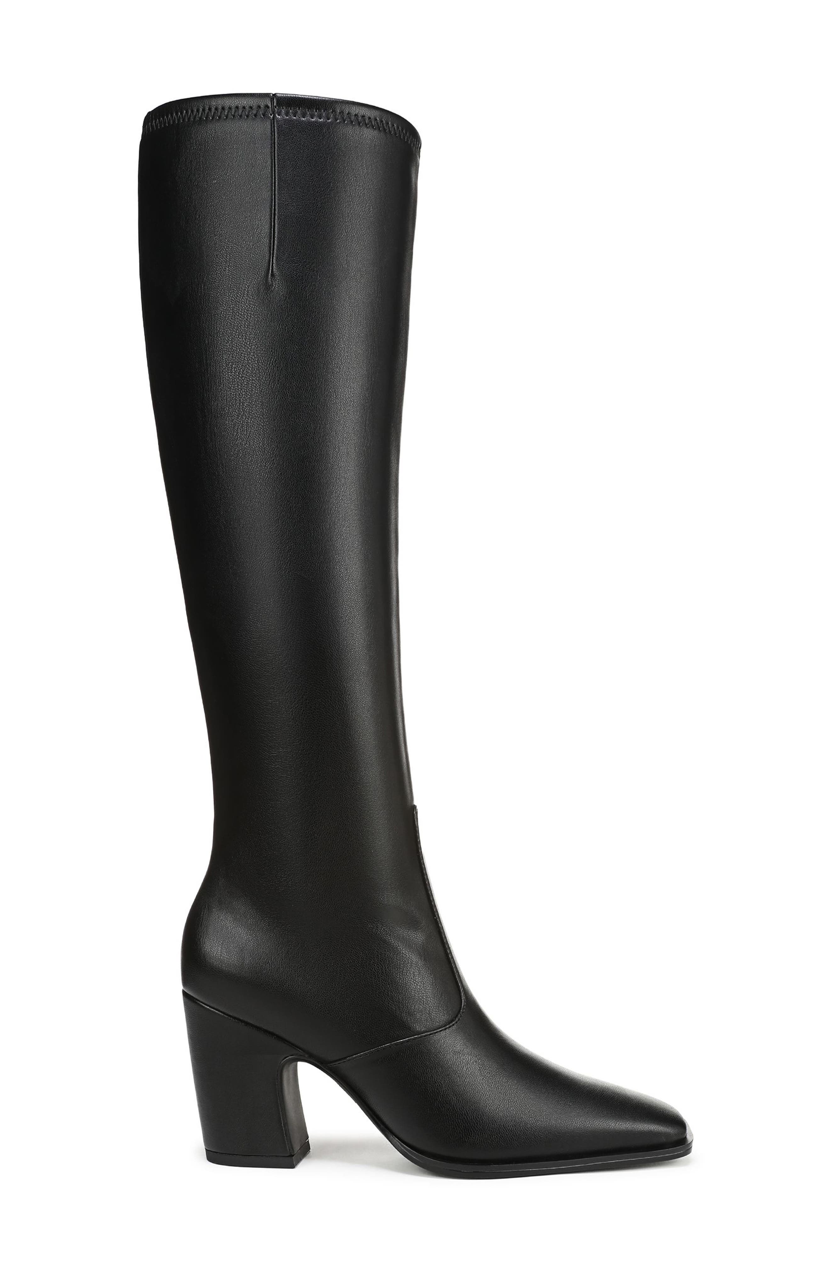 Franco Sarto Juno Knee High Boot, Alternate, color, Black