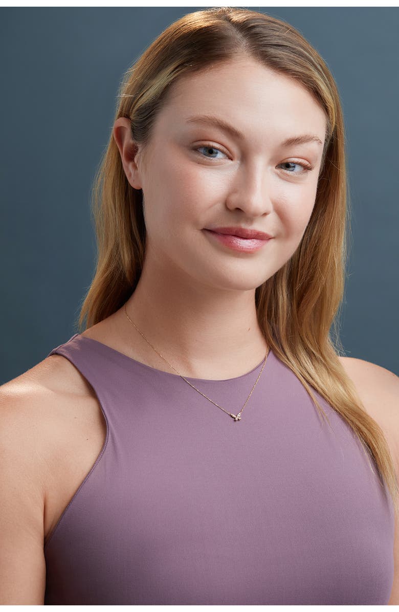 Bony Levy Simple Obsession Butterfly Diamond Pendant Necklace, Alternate, color, 