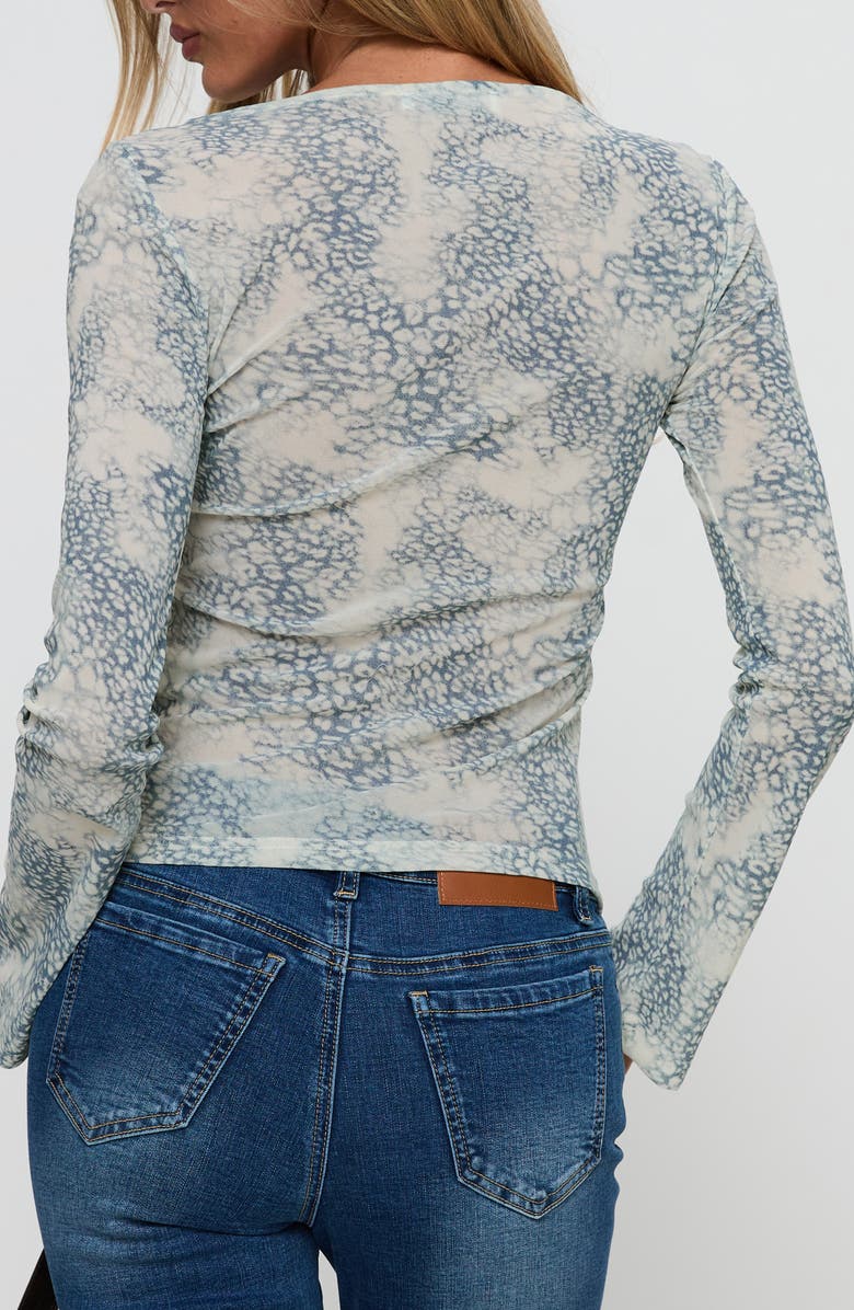 Princess Polly Let It Happen Leopard Print Boat Neck Top, Alternate, color, Leopard