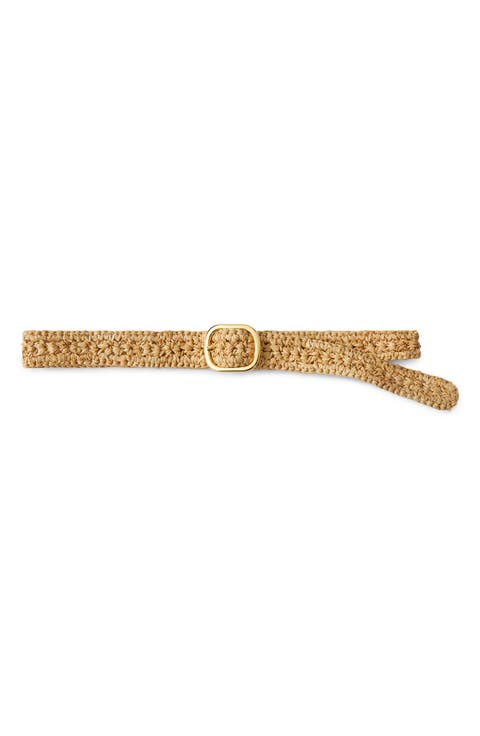 Raffia Loop Belt