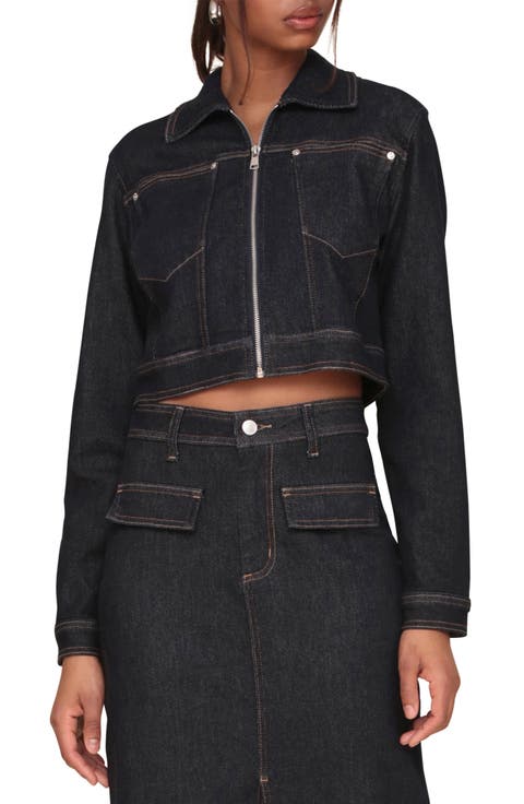 Crop Denim Jacket