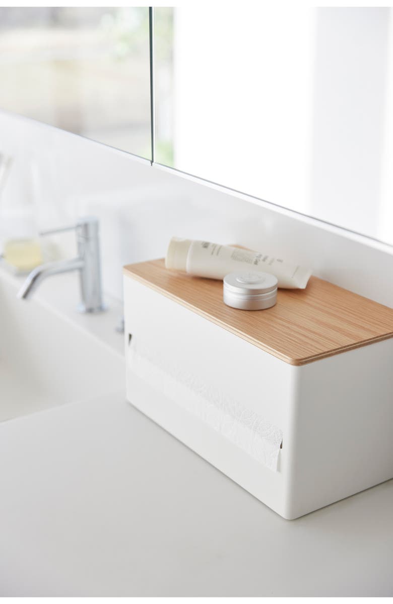 Yamazaki Paper Towel Dispenser, Alternate, color, Ash