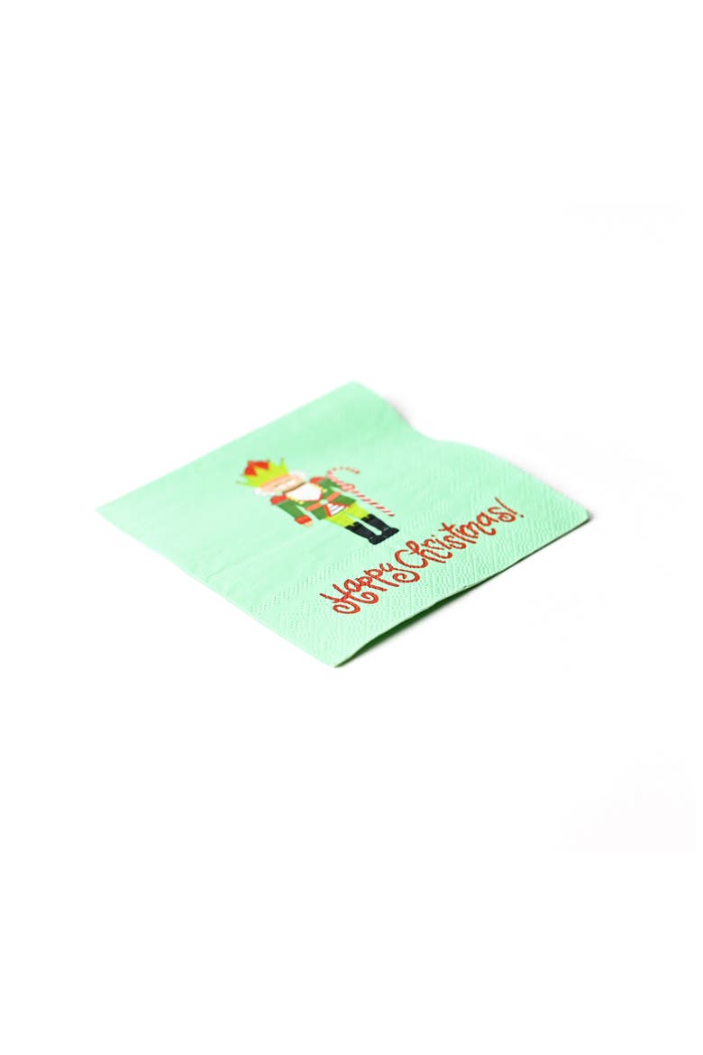 Mr. Nutcracker Cocktail Napkins Set of 20, Alternate, color, Blue
