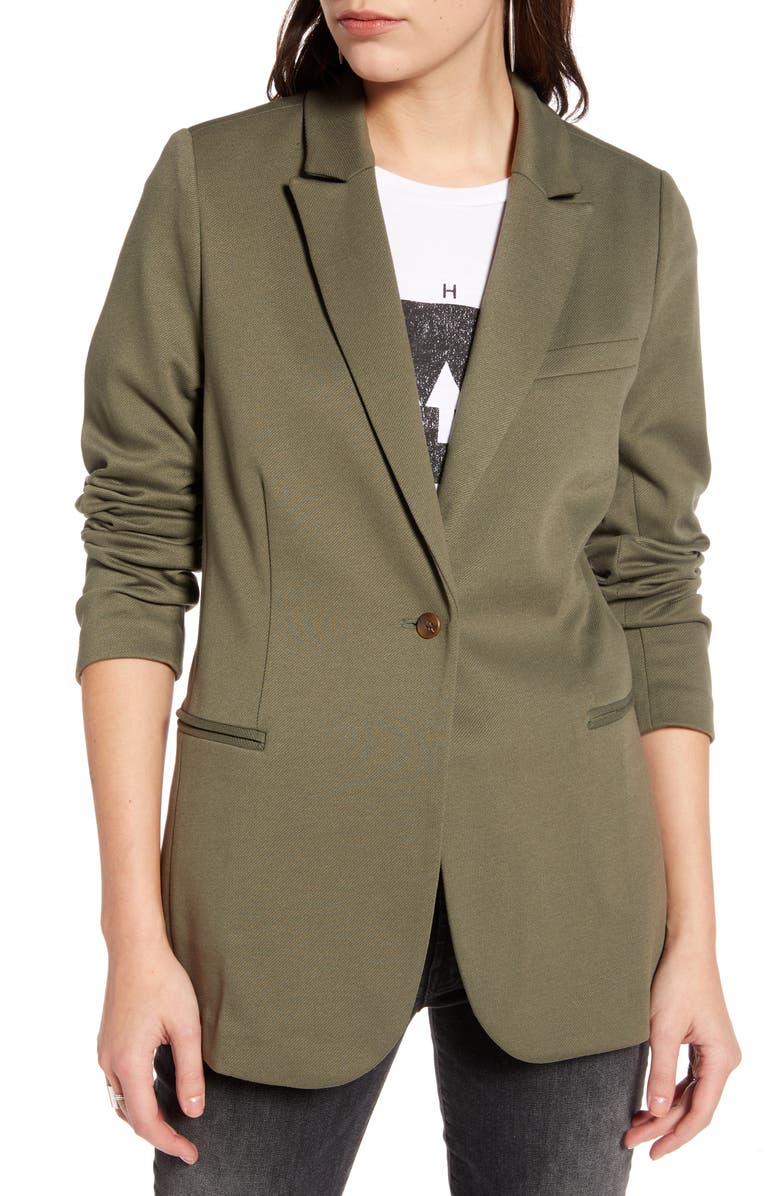 Treasure & Bond Long Knit Blazer, Alternate, color, 