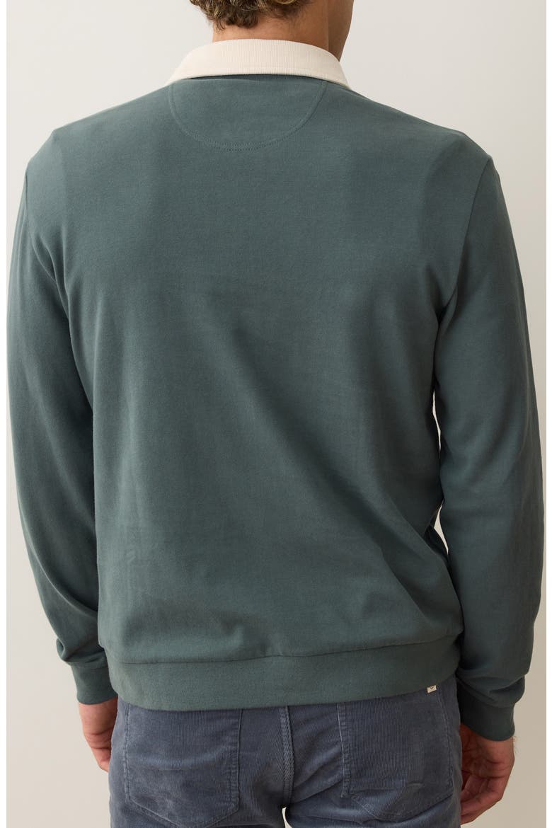 Sueded Rugby Polo, Alternate, color, BALSAM GREEN