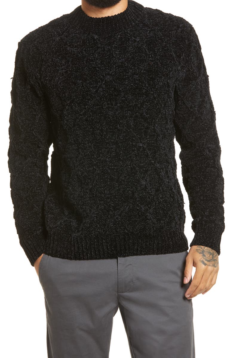 Scotch & Soda Regular Fit Chenille Pullover Sweater, Main, color, 