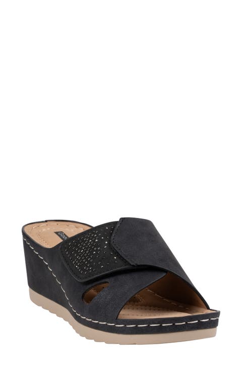 Savina Wedge Slide Sandal (Women)
