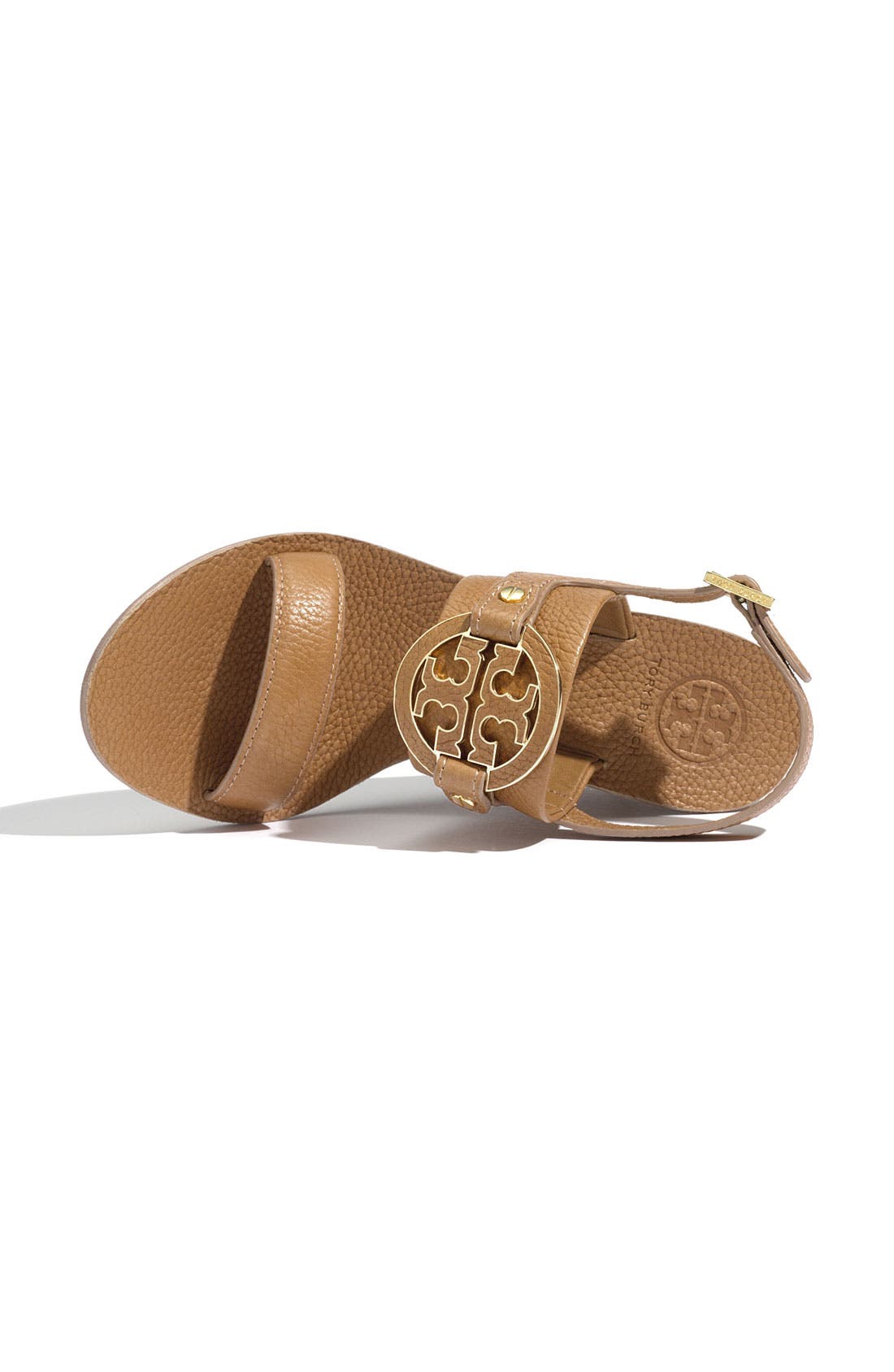 'Amanda' High Wedge Sandal, Alternate, color, ROYAL TAN