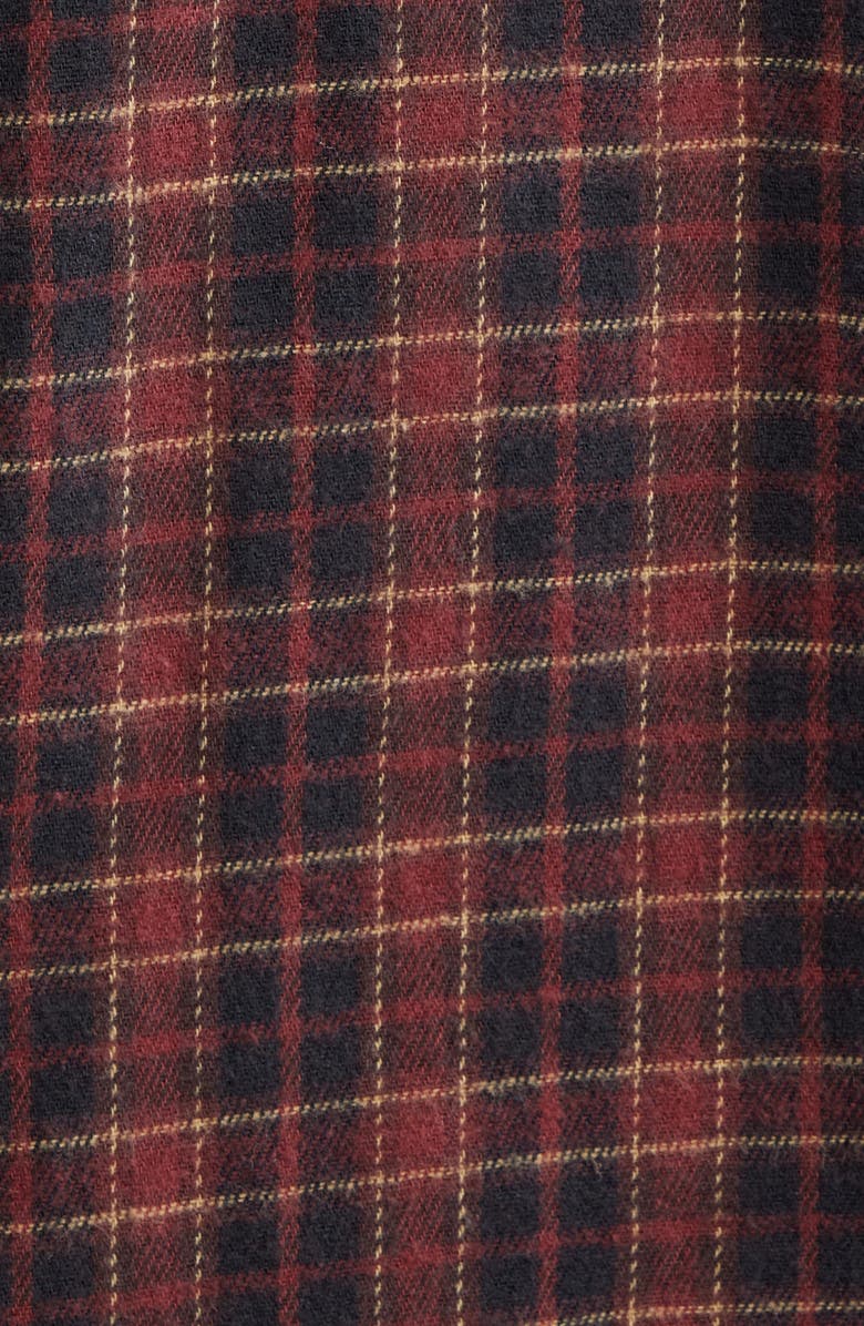 BDG Urban Outfitters Plaid Cotton Button-Up Shirt, Alternate, color, Red Check