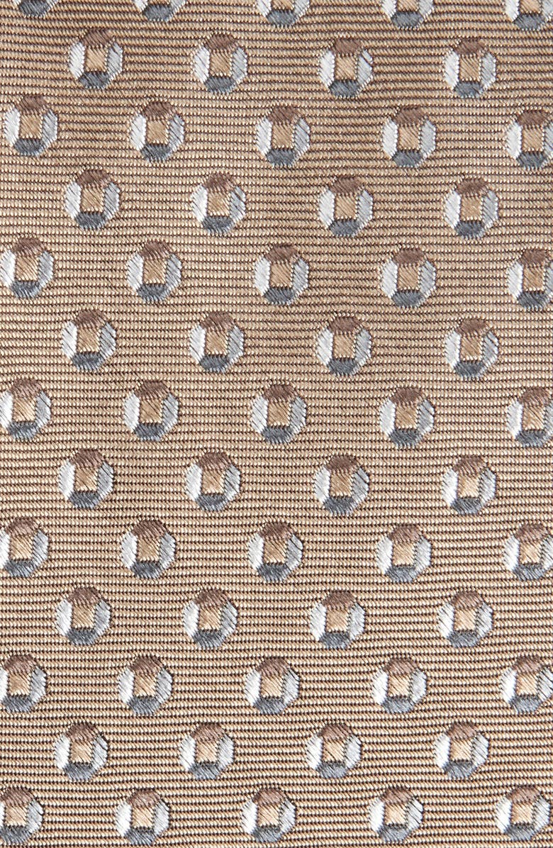 Nordstrom Damen Neat Silk Jacquard Tie, Alternate, color, Taupe