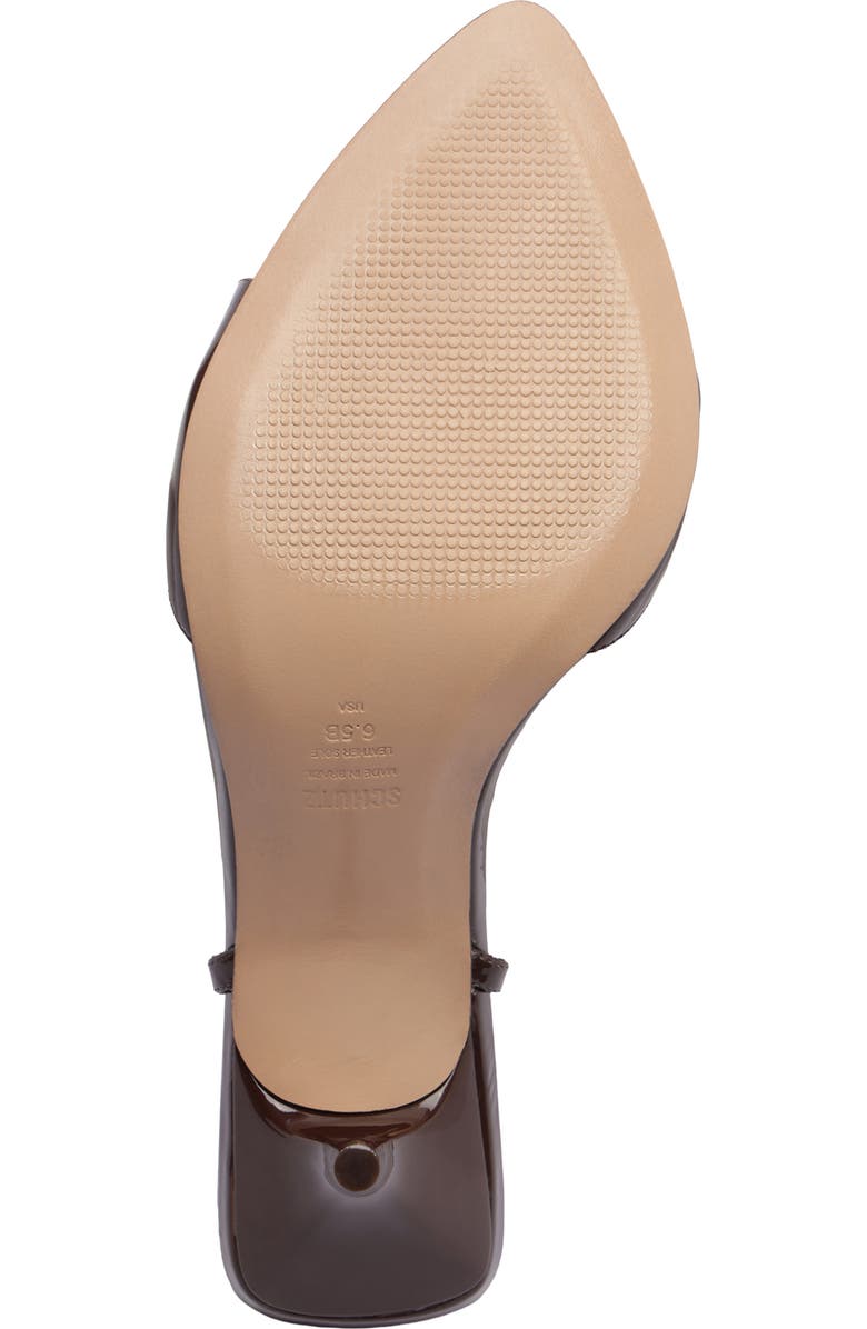 Schutz Elodie Ankle Strap Sandal, Alternate, color, Root Brown