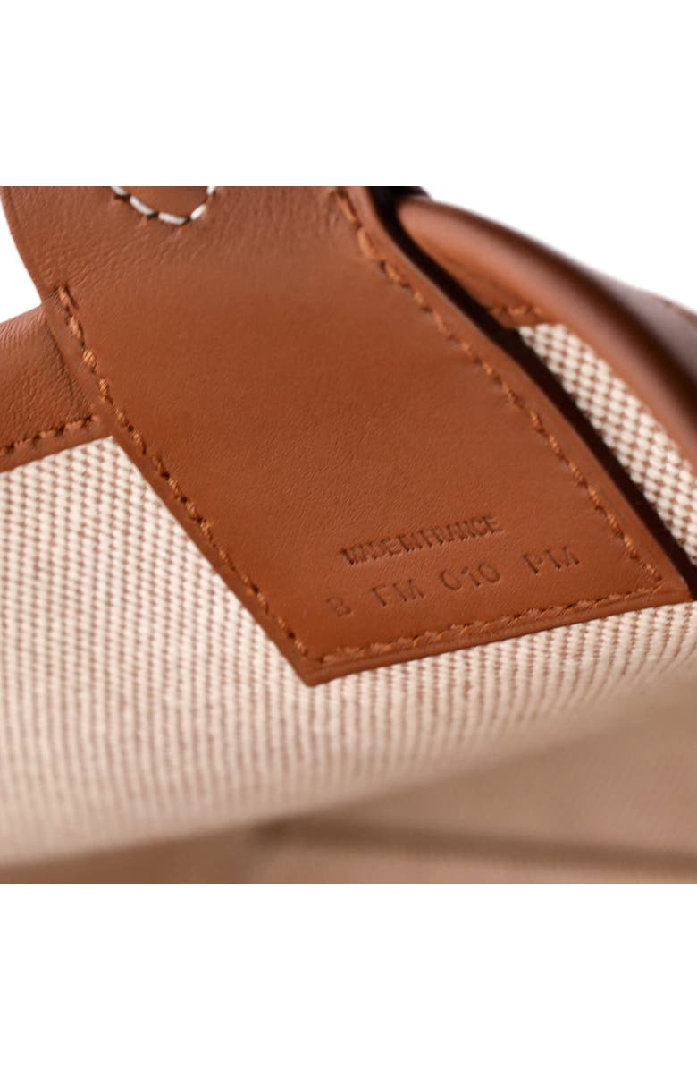 Pre-Owned Hermes Sac Steeple Tote Printed Toile with Leather 28, Alternate, color, Gold