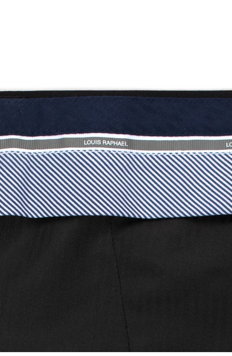 Louis Raphael Solid Flat Front Skinny Fit Dress Pants, Alternate, color,