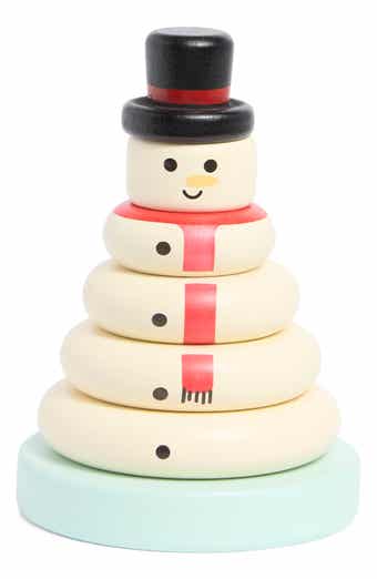 Snowman Stacking Ring Toy