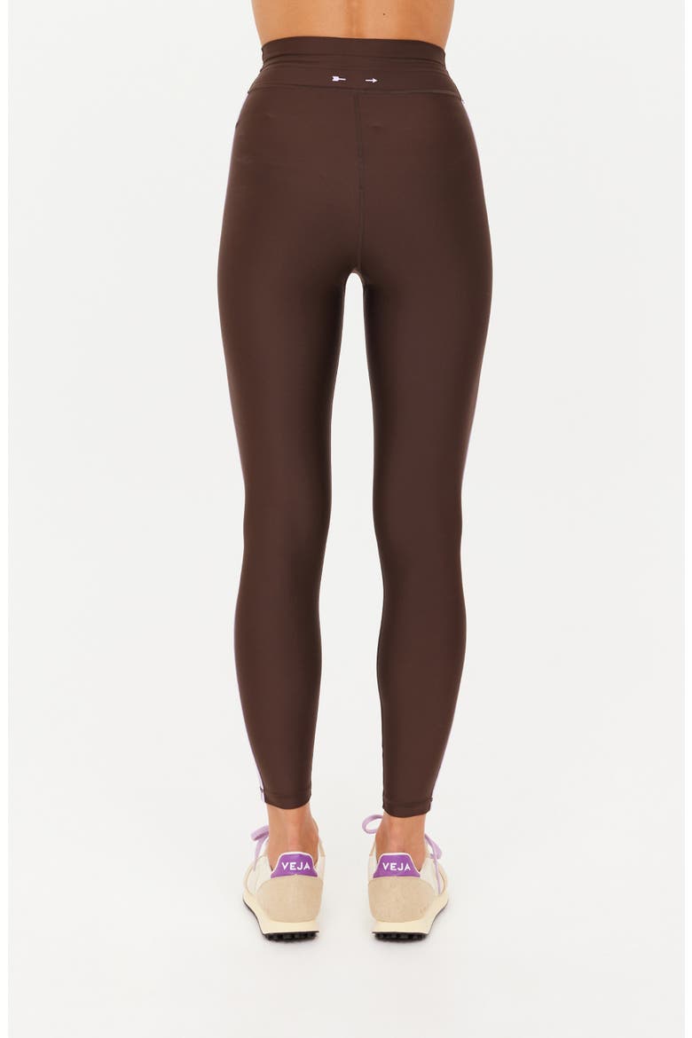 Oxford Midi Leggings, Alternate, color, BROWN