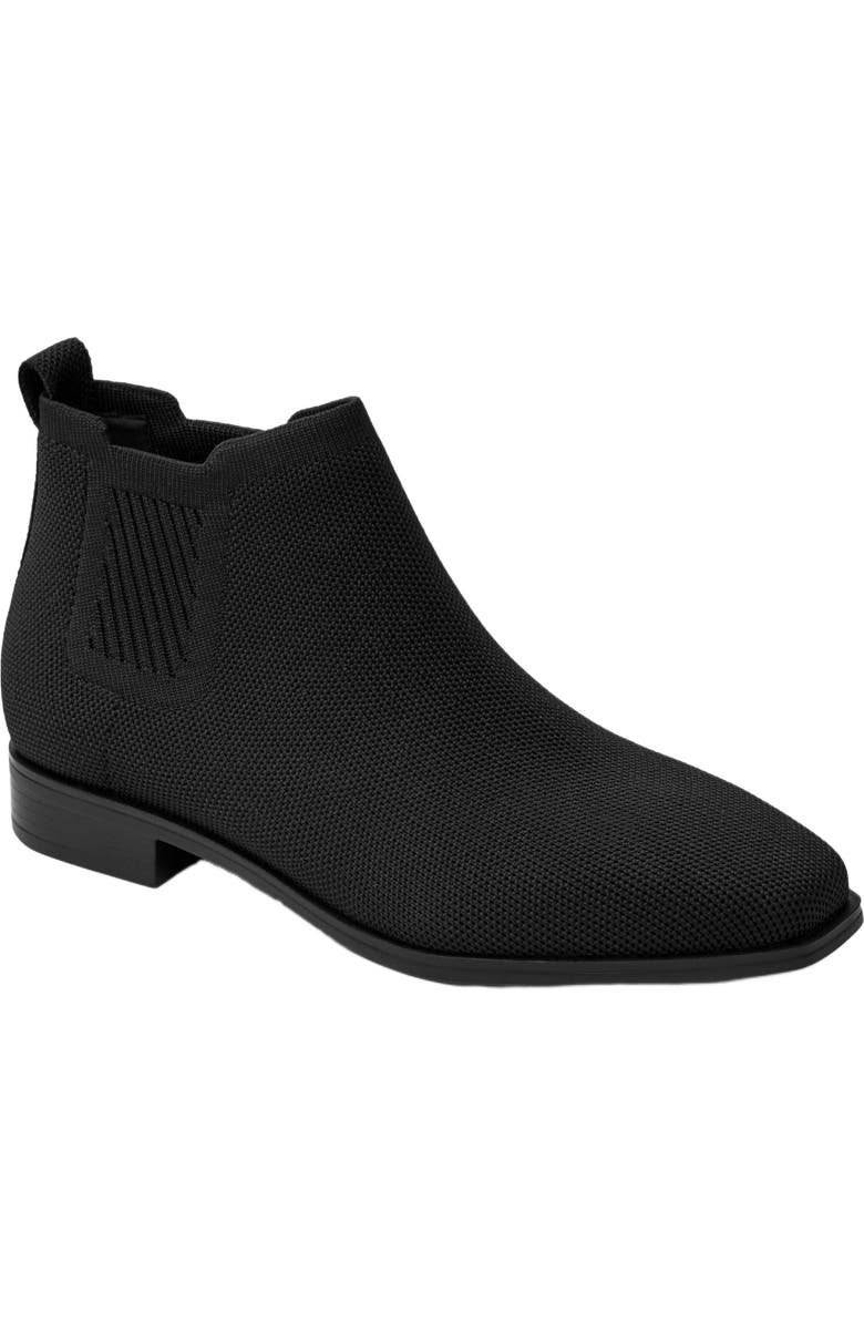 VIVAIA Square-Toe Water-Repellent Ankle Boots, Main, color, Black