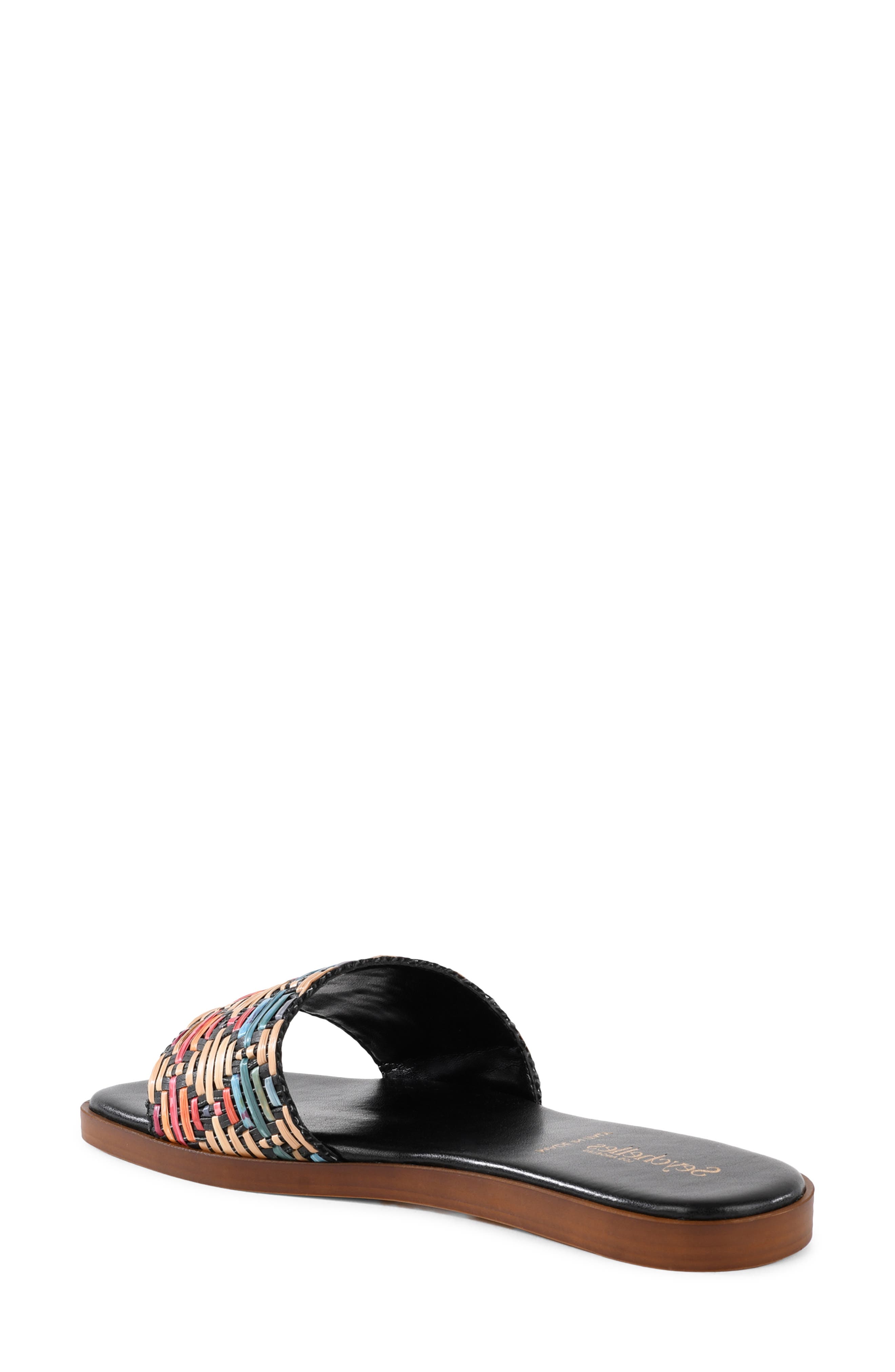 Seychelles Palm Oasis Slide Sandal, Alternate, color, Black Multi