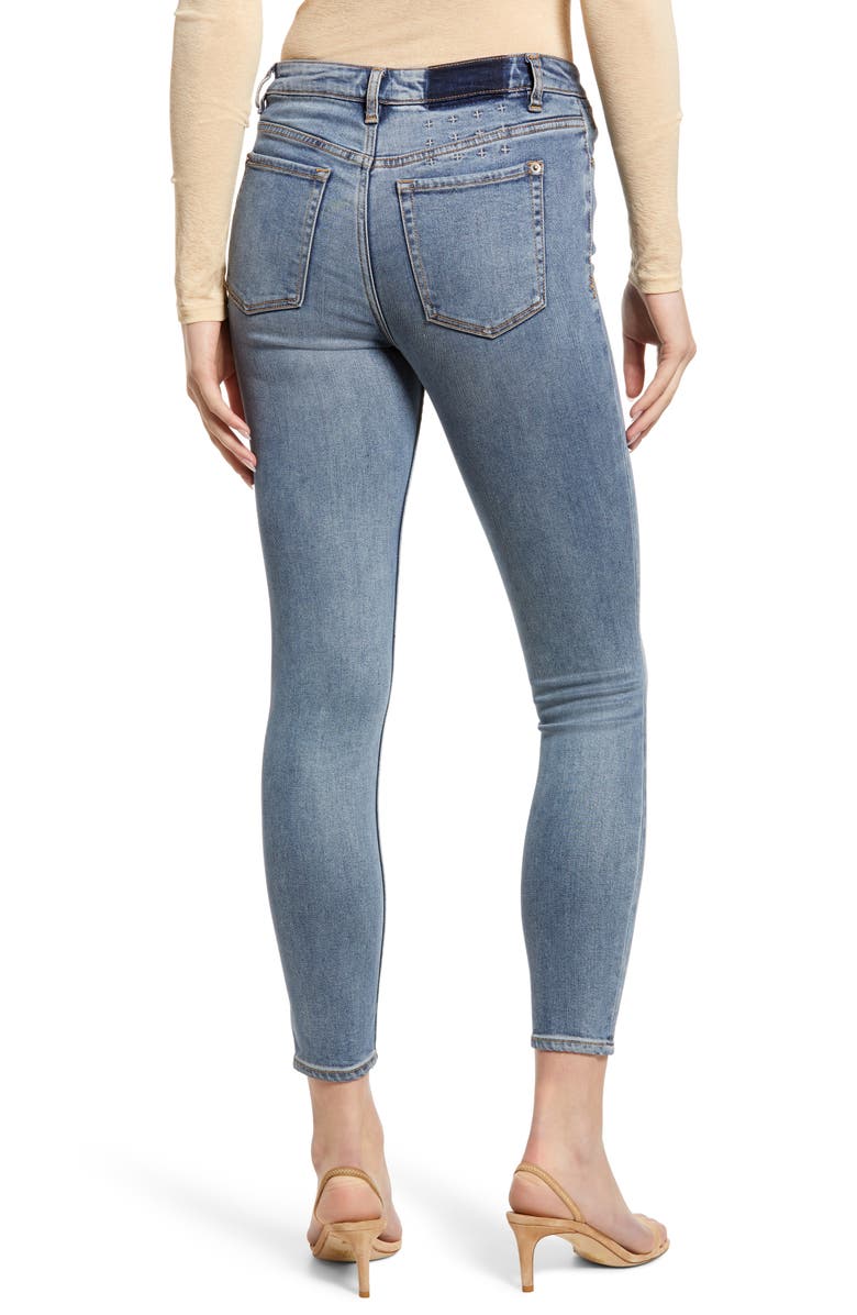 Ksubi Spray On Ankle Skinny Jeans, Alternate, color, 