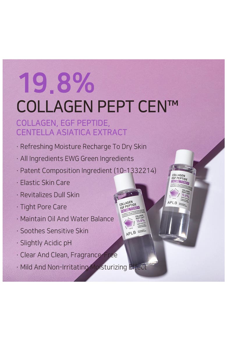 Collagen EGF Peptide Facial Toner, Alternate, color, NO COLOR
