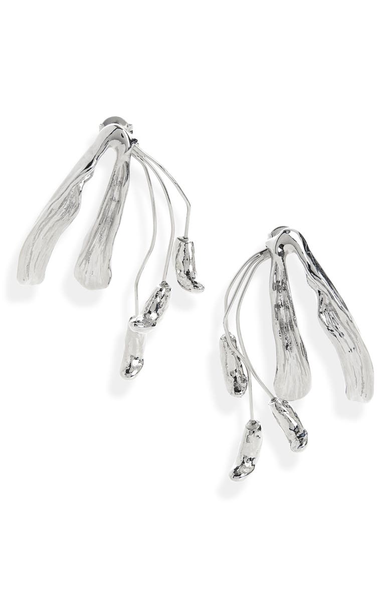 Dries Van Noten Floral Drop Earrings, Main, color,