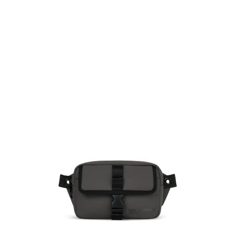 Coated Faux-Leather Convert Belt Bag
