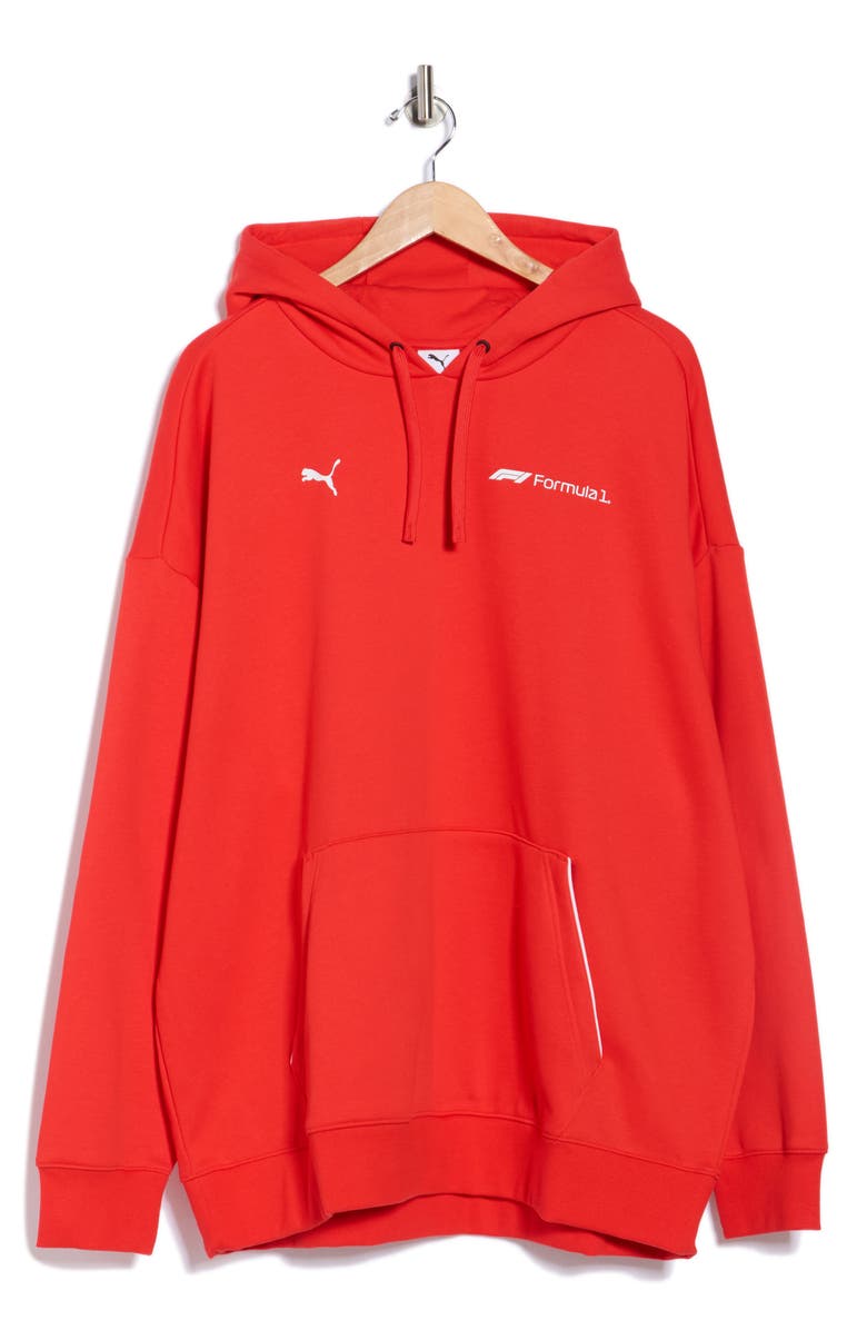 PUMA F1 Essential Graphic Hoodie, Alternate, color, Pop Red
