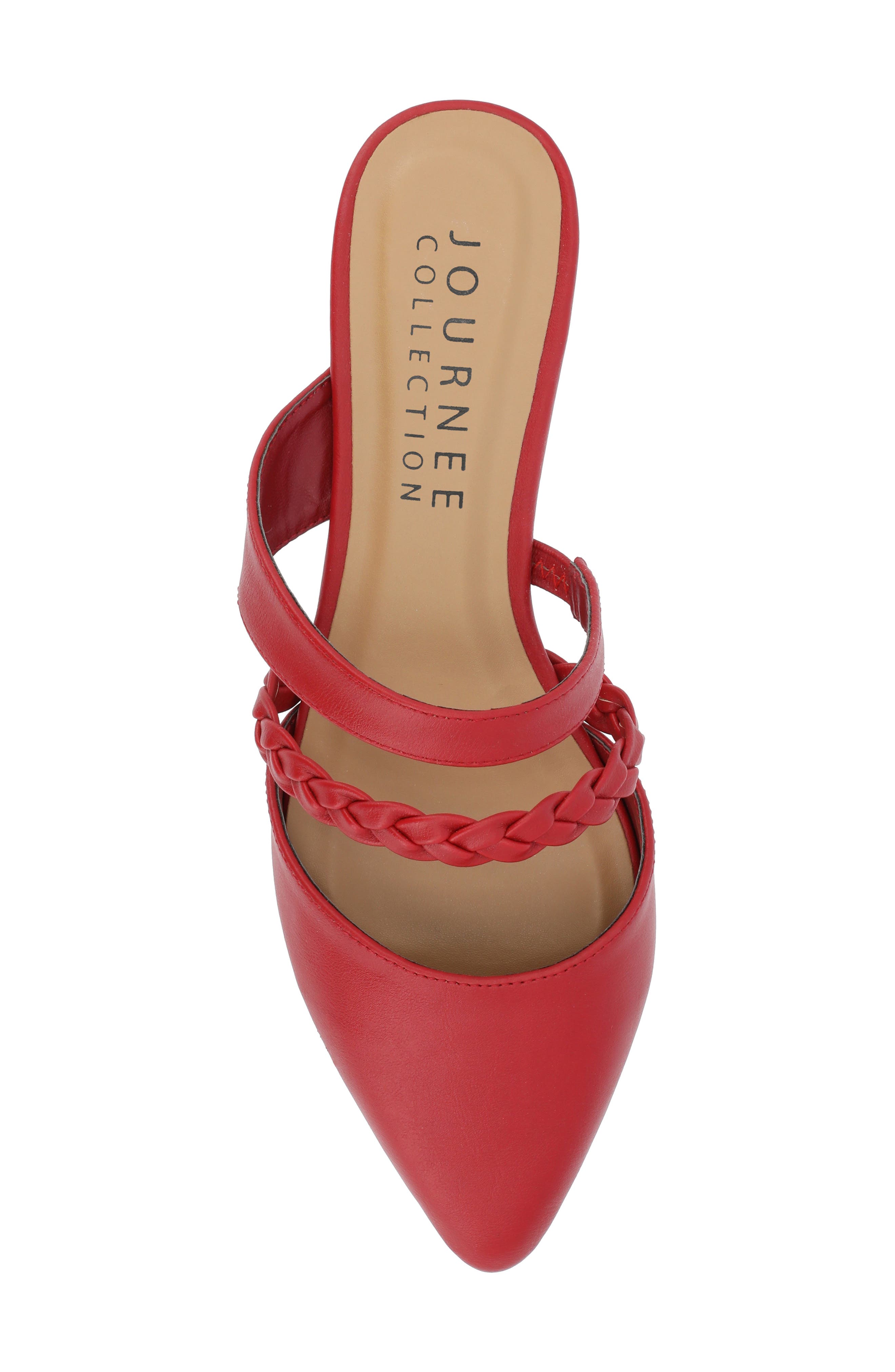 Olivea Mule - Narrow Width, Alternate, color, RED