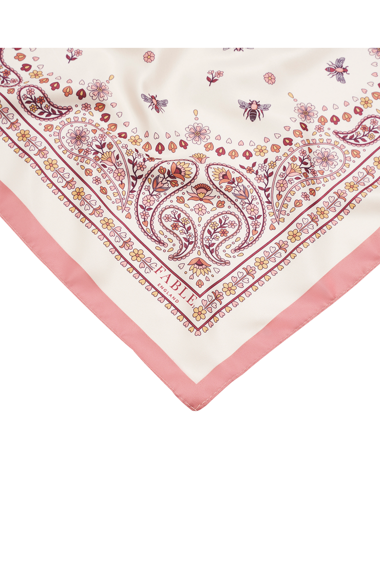 Eve Bandana Scarf, Alternate, color, Pink