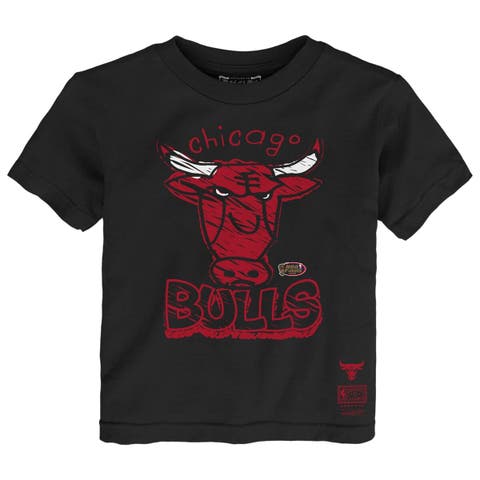 Toddler Mitchell & Ness Black Chicago Bulls Favorite Team T-Shirt