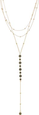 Ettika Triple Layer Y-Necklace