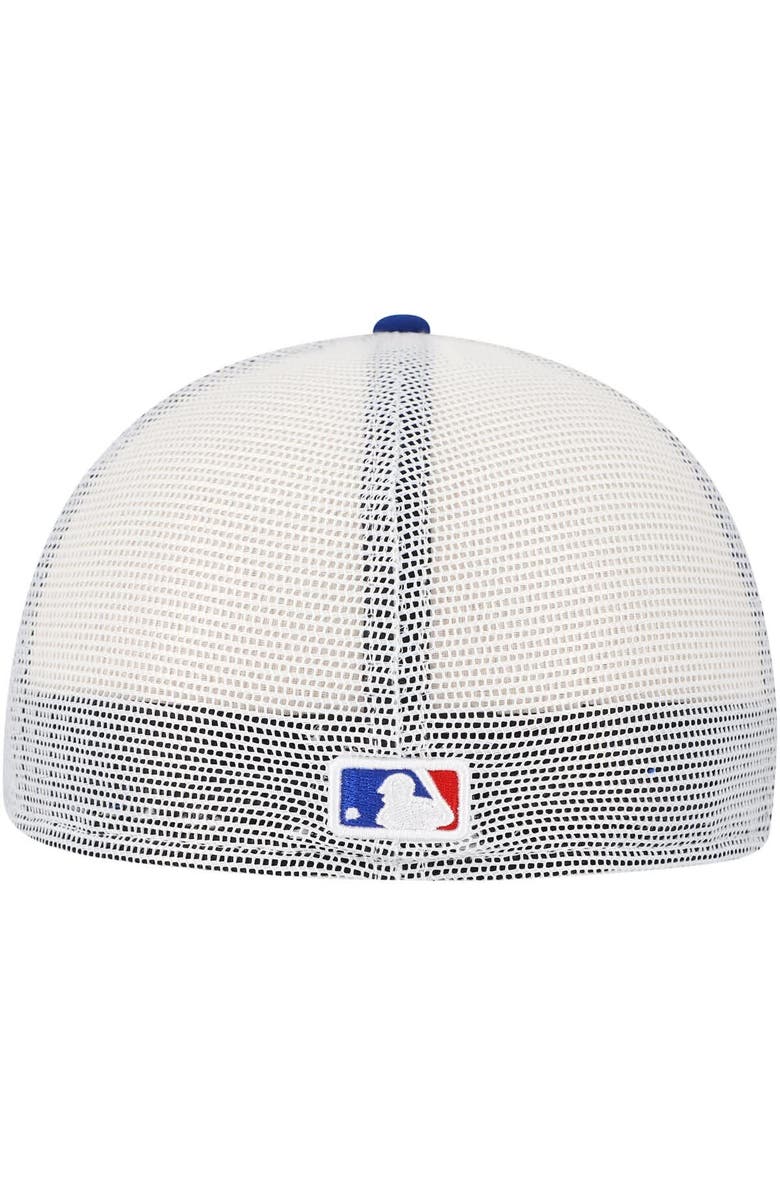 New Era Men's New Era Royal Toronto Blue Jays Team Color 59FIFTY Trucker Fitted Hat, Alternate, color, 