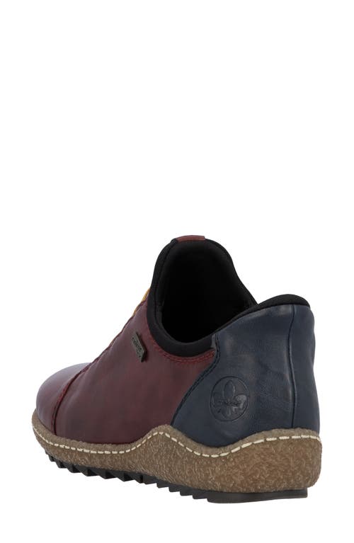 Rieker Liv 62 Slip-on Sneaker In Burgundy