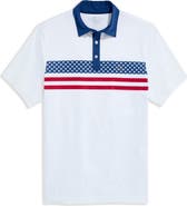 vineyard vines Americana Stripe Sankaty Performance Polo