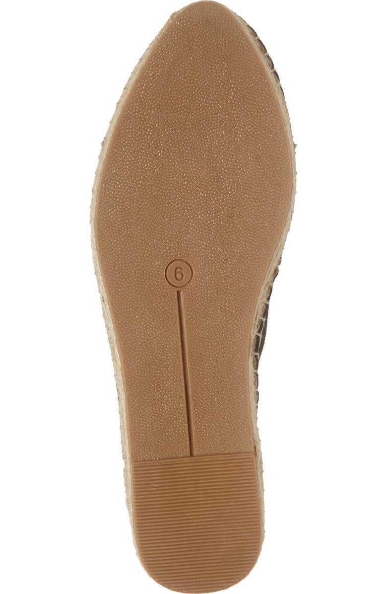 42 Gold Bermuda Espadrille Mule, Alternate, color,